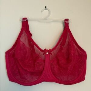 Wacoal Red Full Coverage Underwire Bra